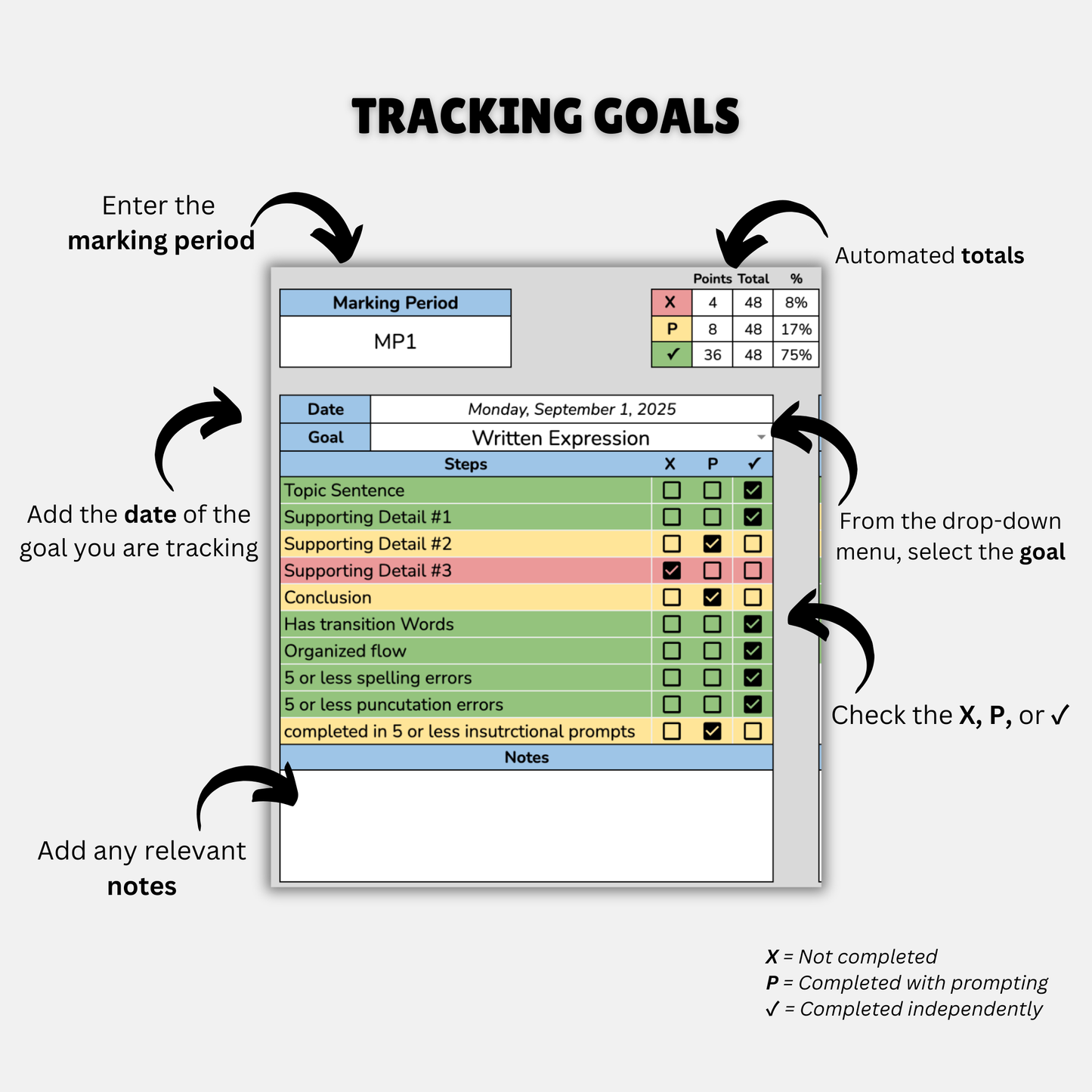 IEP Goal Database | Individual Student Progress Monitoring Made Simple