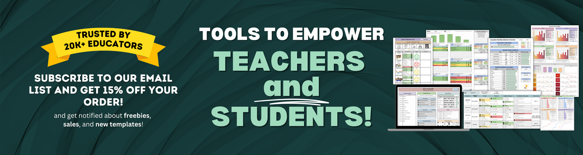 Sheets That Teach Google Sheets templates for special education teachers