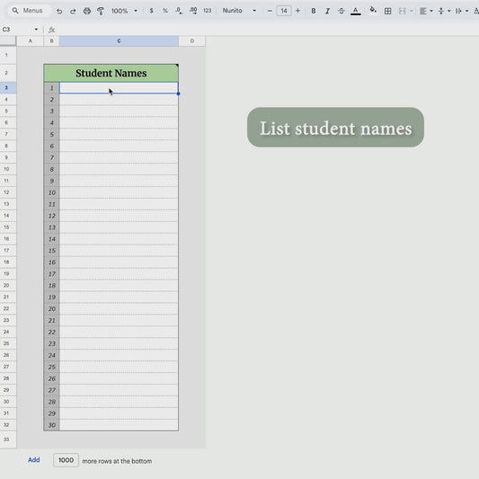 Classroom Goal Database | Multi-Student Progress Monitoring Made Simple