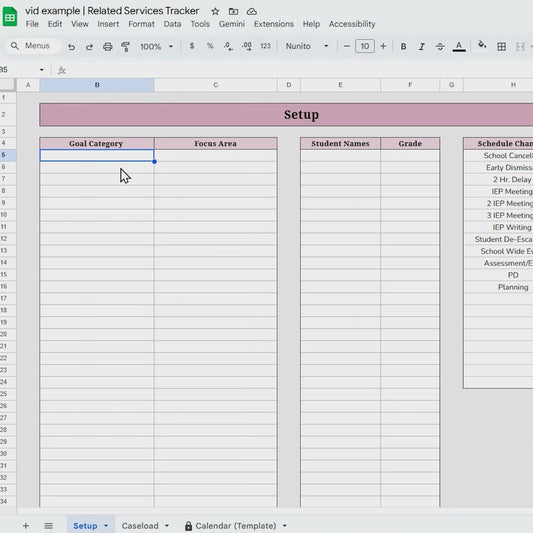 Related Services Tracker | Automated Caseload & Scheduling System for SLPs & OTs